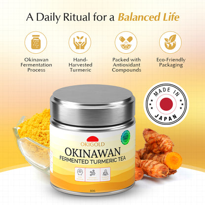 OkiGold Fermented Turmeric Tea | 30g