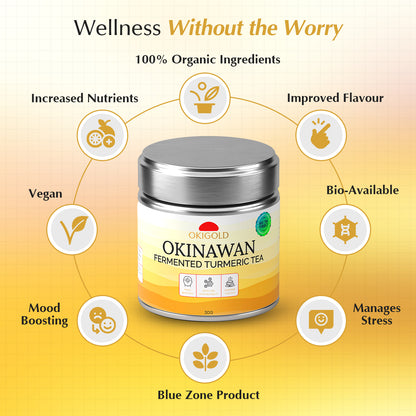 OkiGold Fermented Turmeric Tea | 30g