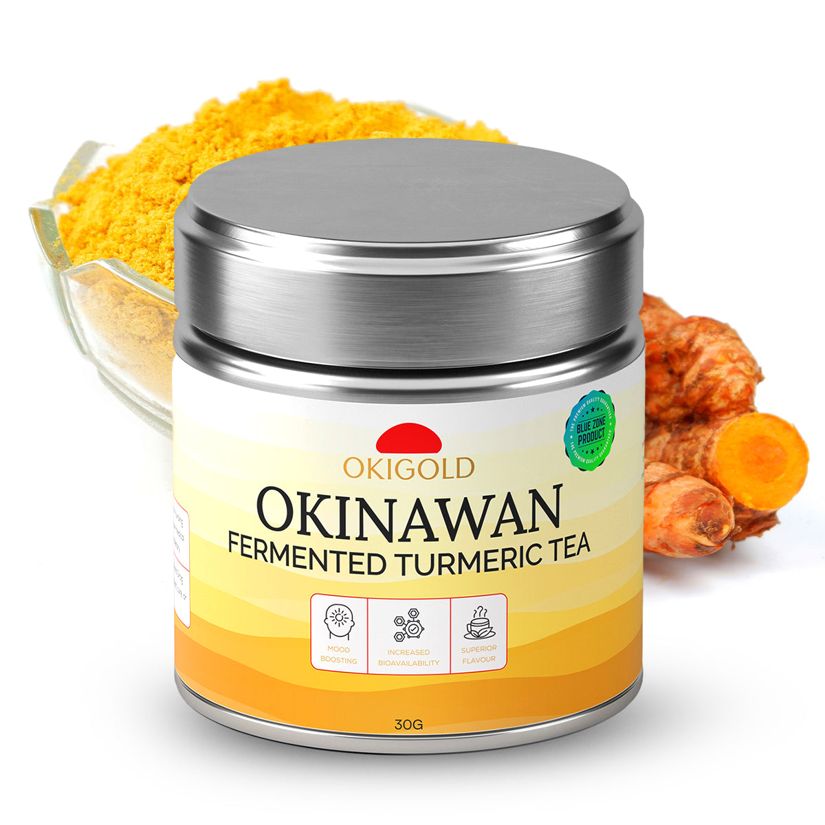 OkiGold Fermented Turmeric Tea | 30g